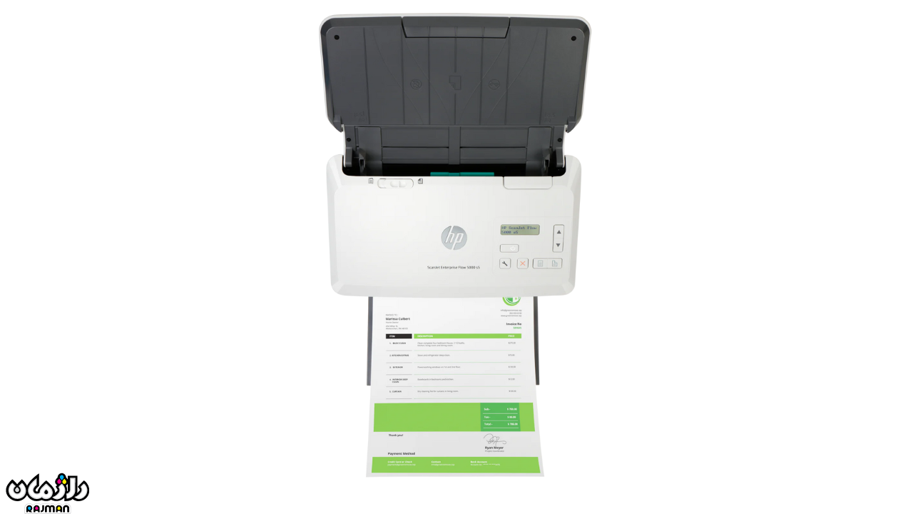 اسکنر بایگانی اچ پی HP ScanJet 5000 s5 مجهز به قابلیت اسکن دورو 