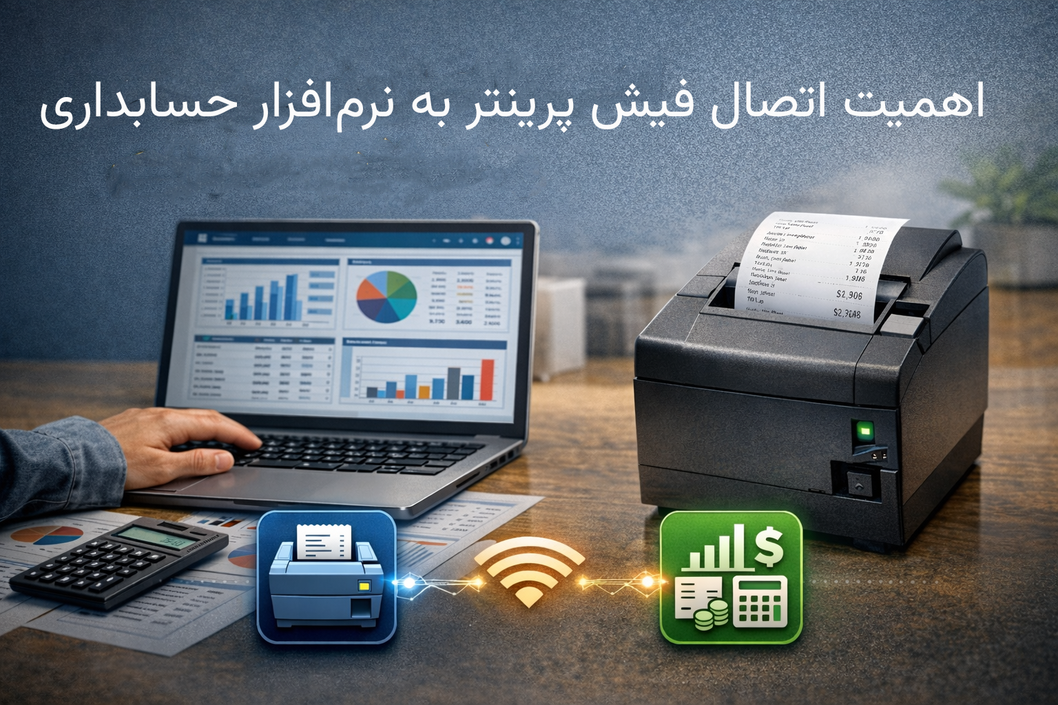 اهمیت اتصال فیش پرینتر به نرم‌افزار حسابداری