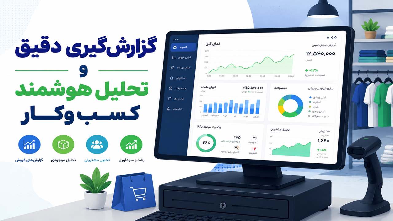گزارشگیری دقیق و تحلیل هوشمند کسبوکار گزارشگیری دقیق و تحلیل هوشمند کسبوکار