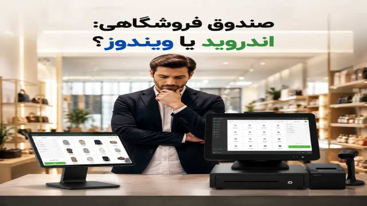 صندوق فروشگاهی اندرویدی و ویندوزی