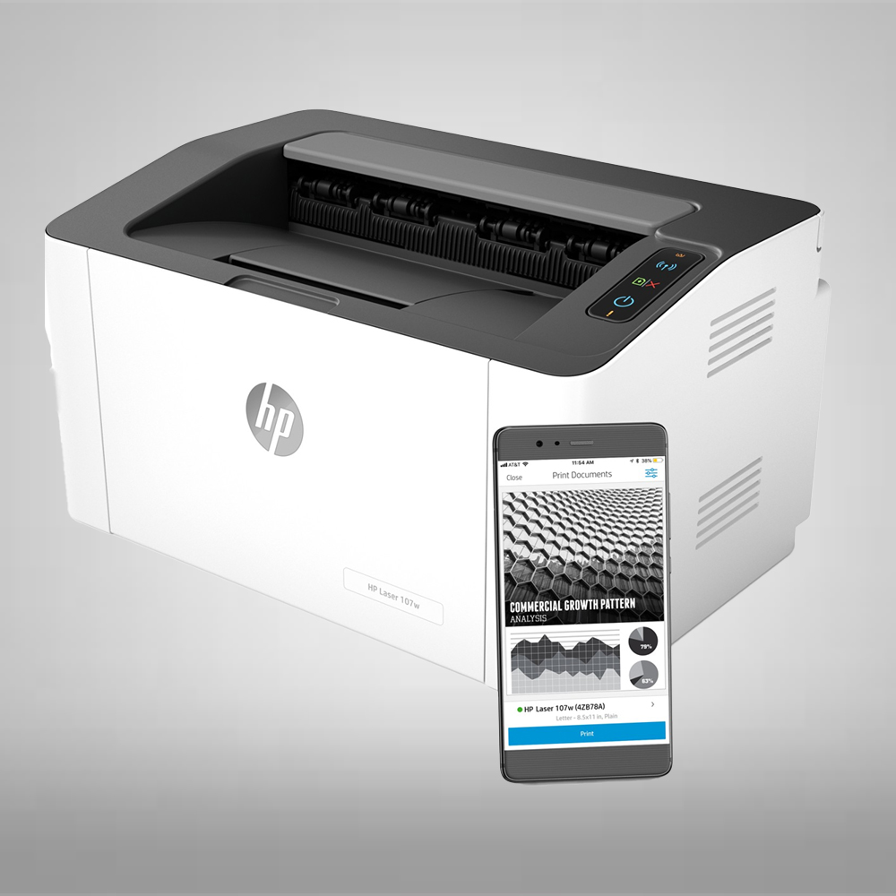 آموزش قدم به قدم راه اندازی وای فای پرینتر 107w