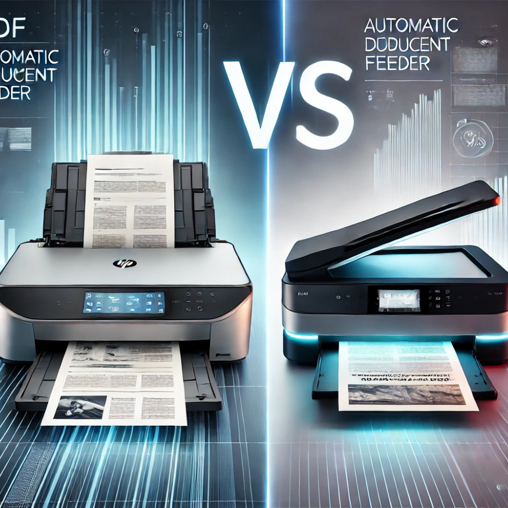 تفاوت HP Flatbed و HP ADF در اسکنرها