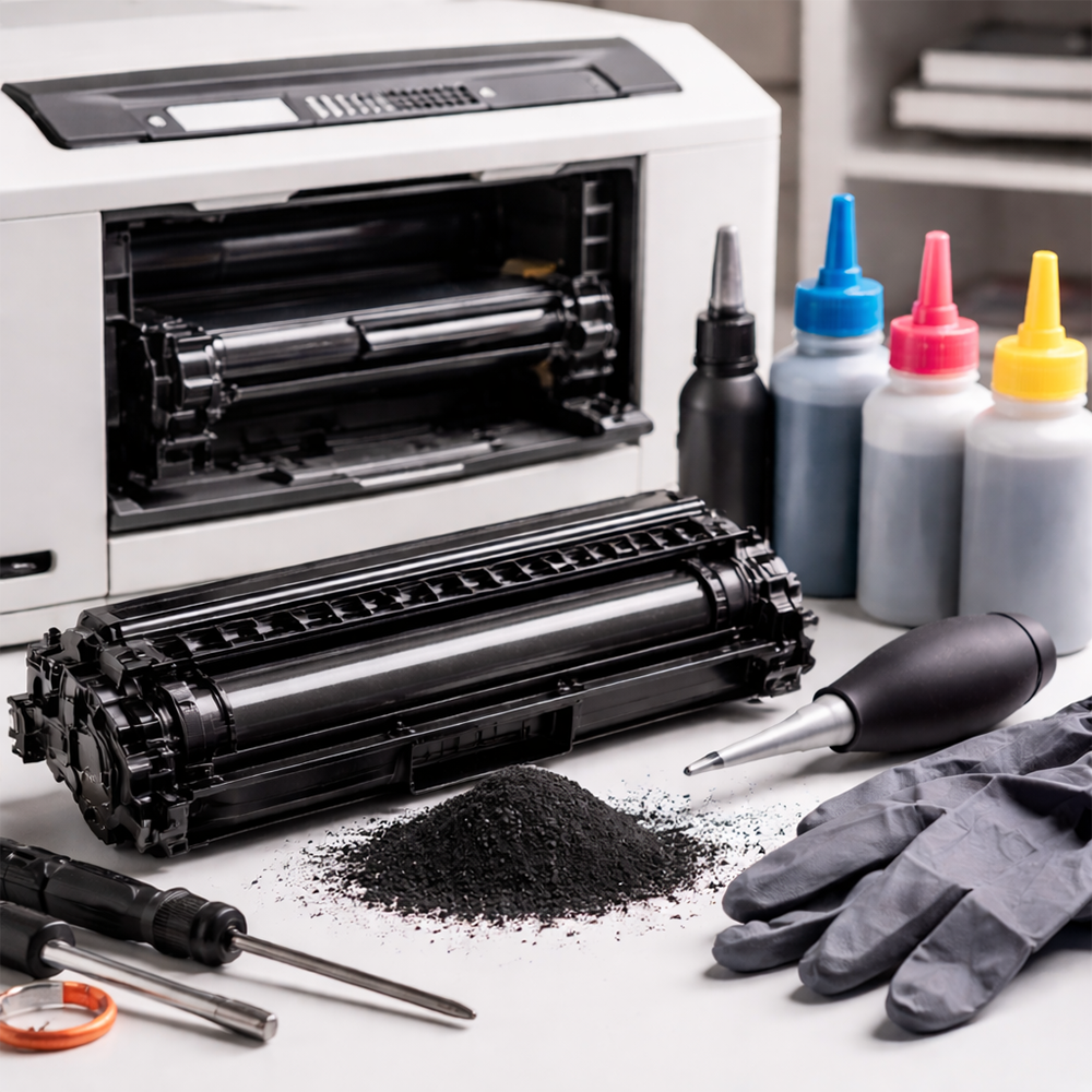 بررسی تخصصی آسیب‌های احتمالی کارتریج شارژی به پرینتر