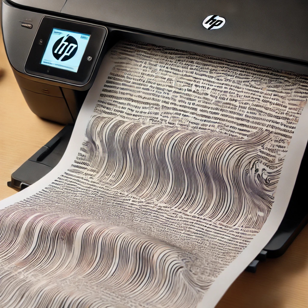 چرا پرینتر اچ‌پی کج چاپ می‌کند؟